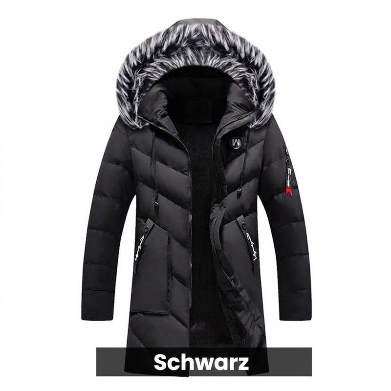 📢🎉50%Rabatt!!!🛍️✨Tolles Geschenk - Warme, lange Kapuzenjacke für Männer für kaltes Wetter