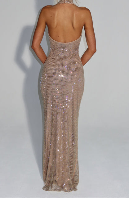 Robe longue Oriana – Or