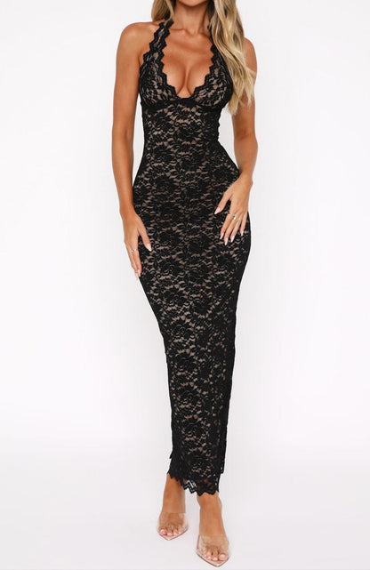Robe longue Jana noire